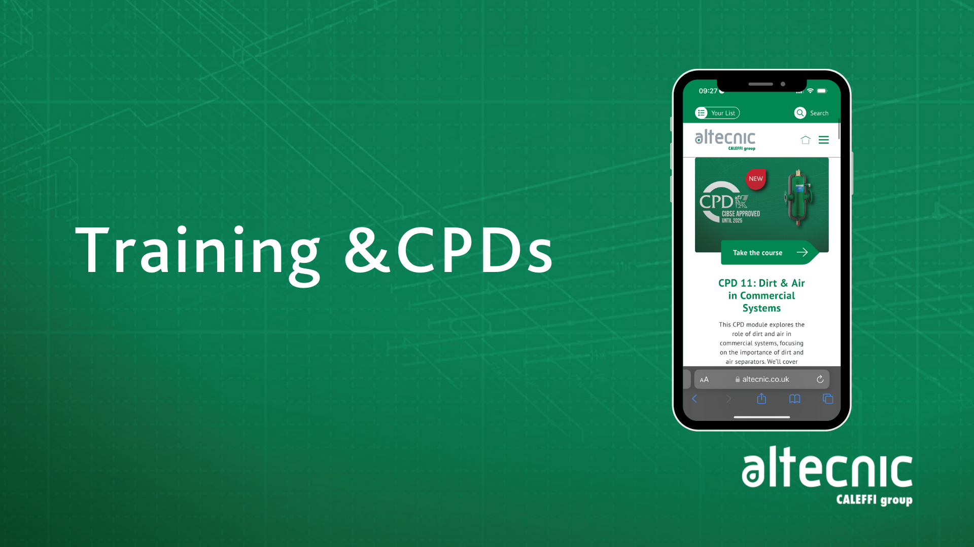 Training and CPDs