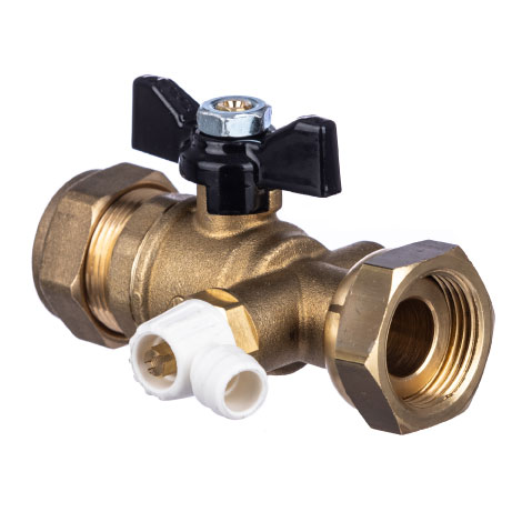 ISOLATION VALVE WITH DRAIN OFF