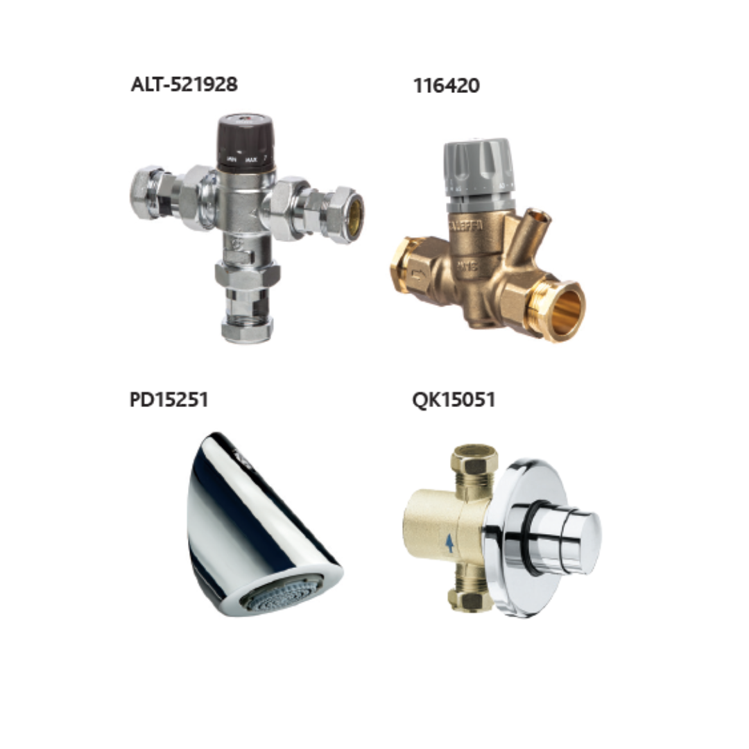 GROUP SHOWERS WITH CONCEALED CONTROLLER AND SHOWER HEAD